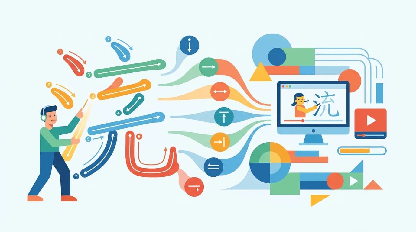 7 Quy Tắc Thứ Tự Nét Chữ Hán Chuẩn Giúp Học Tiếng Hoa Online Hiệu Quả