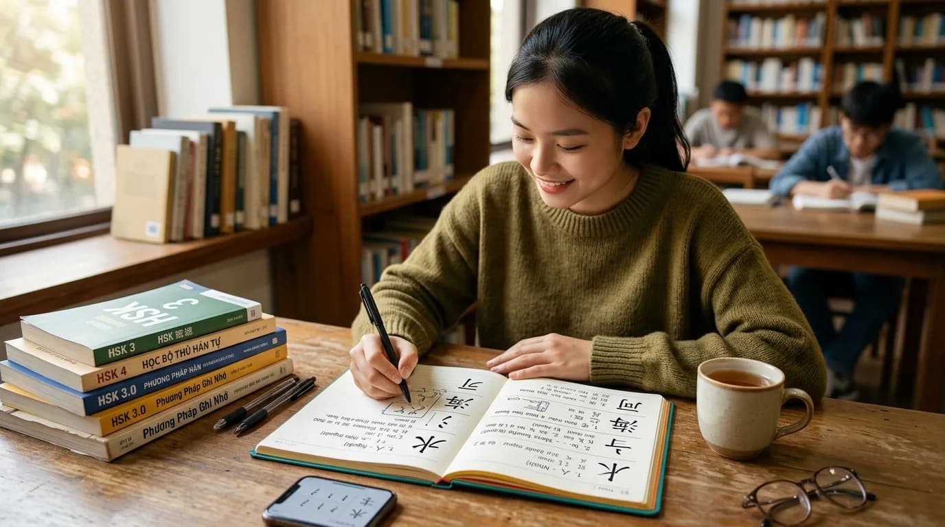 Cách học 50 bộ thủ Hán tự quan trọng nhất giúp nhớ lâu và viết nhanh khi luyện thi HSK