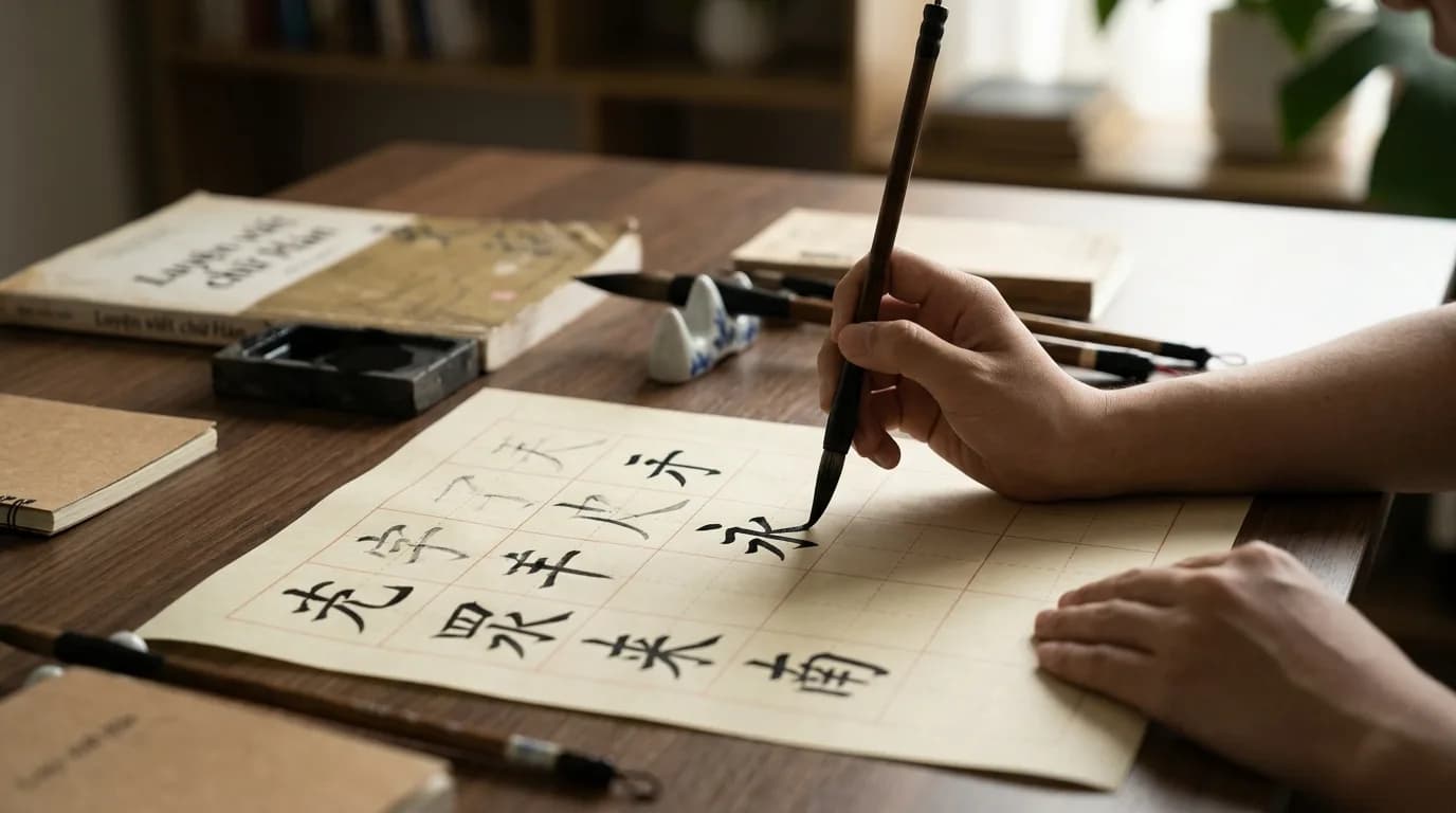 Thứ tự nét chữ Hán: 7 quy tắc viết đúng chuẩn ai cũng làm được