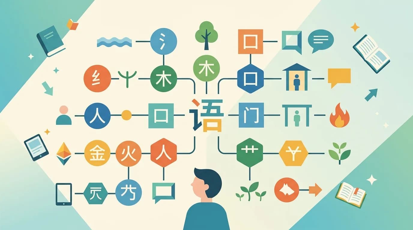 Ý nghĩa bộ thủ Hán tự giúp đoán nghĩa từ khi luyện thi HSK online hiệu quả
