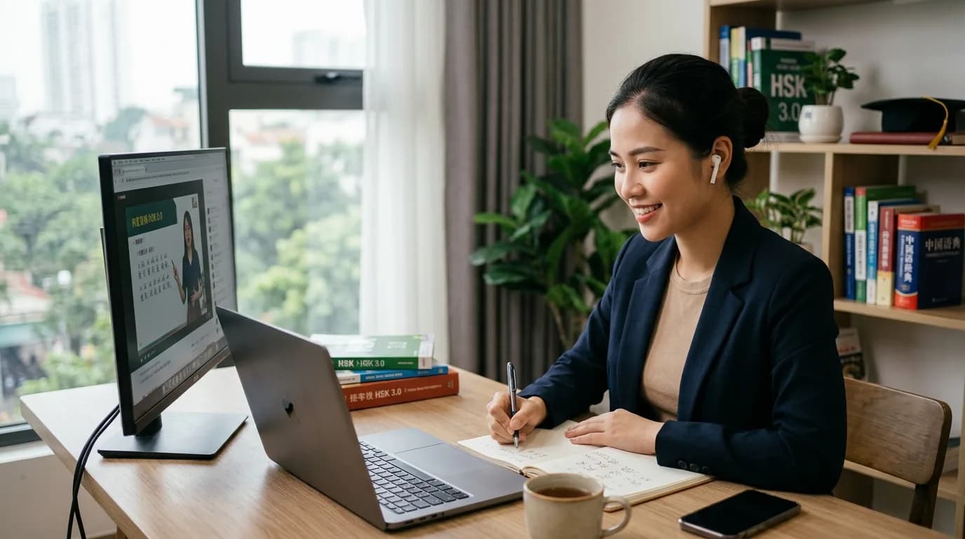 7 khóa học tiếng Trung online uy tín giúp tăng lợi thế phỏng vấn theo chuẩn HSK 3.0