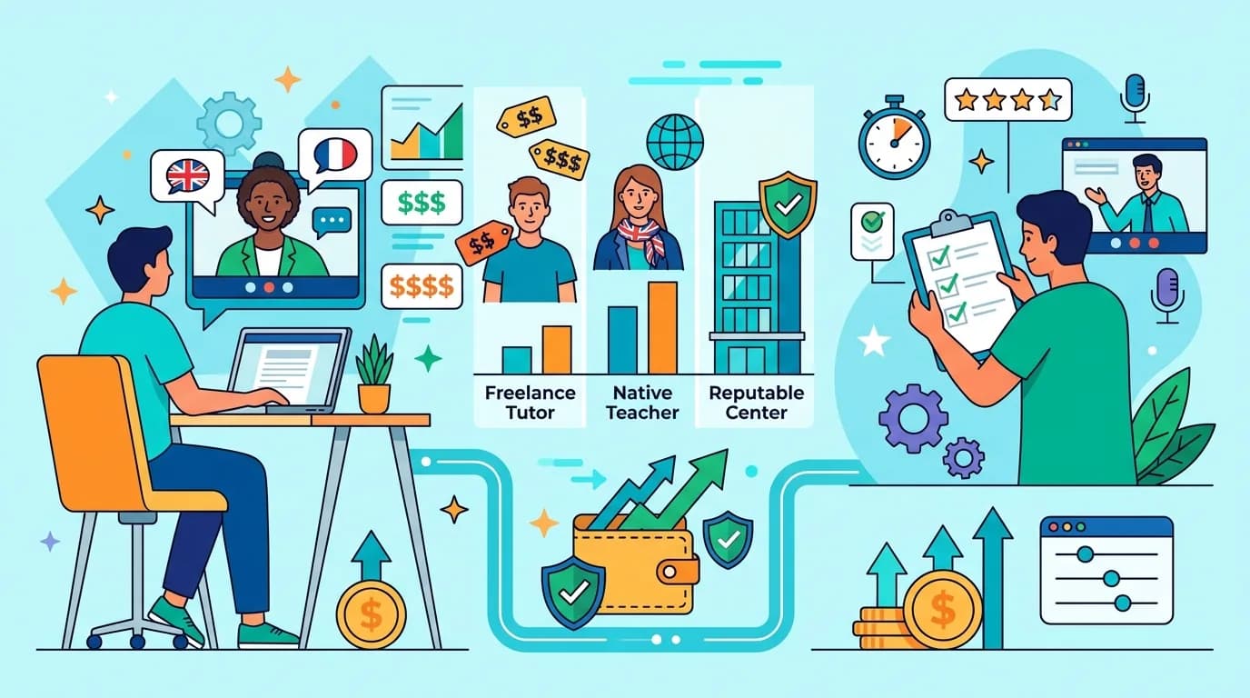 Học phí gia sư tiếng Anh online 2026 bao nhiêu và cách tránh bị hét giá?