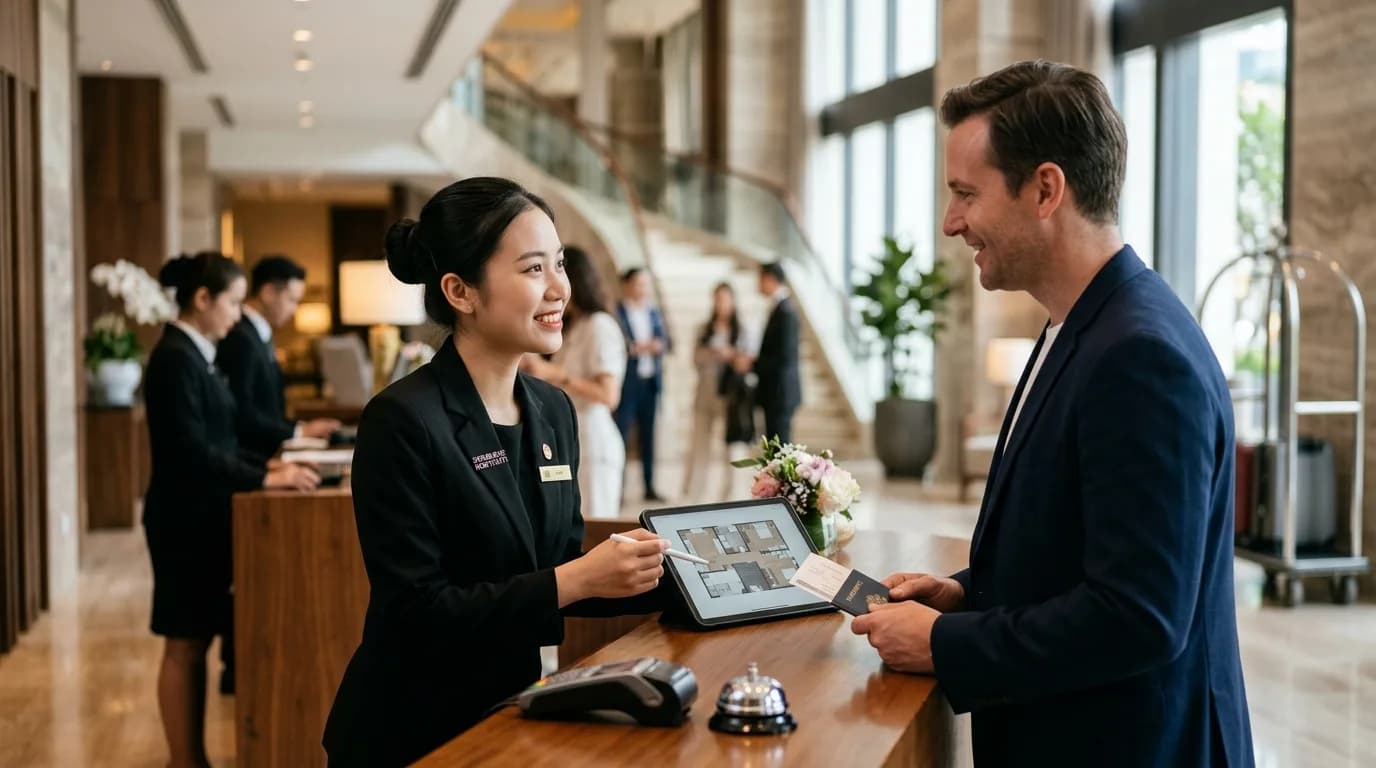 Lộ trình học PTE tiếng Anh khách sạn nhà hàng cho du học sinh nghề