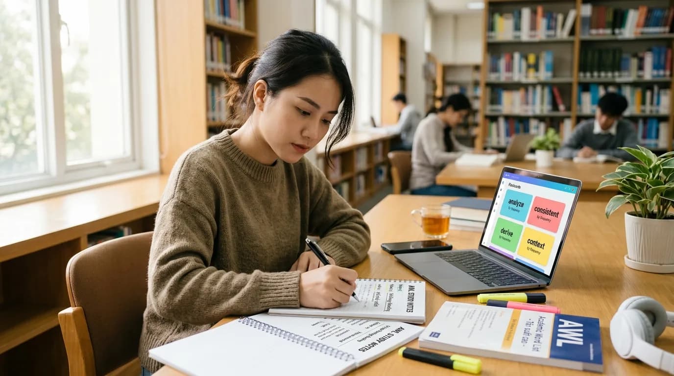 Học Academic Word List thế nào để tối ưu điểm PTE theo tần suất?